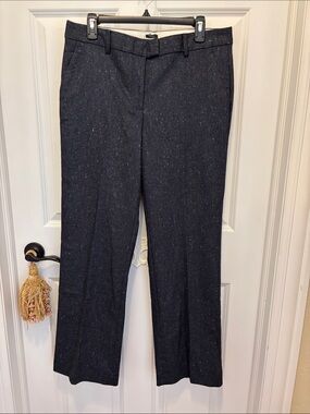 Talbots Windsor Black Speckle Dress Pants NWOT 8